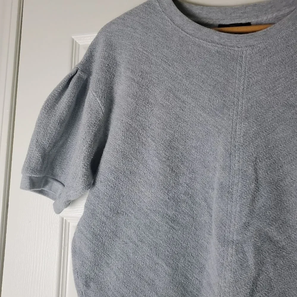J. Crew Gray Short Sleeve Sweater Size S